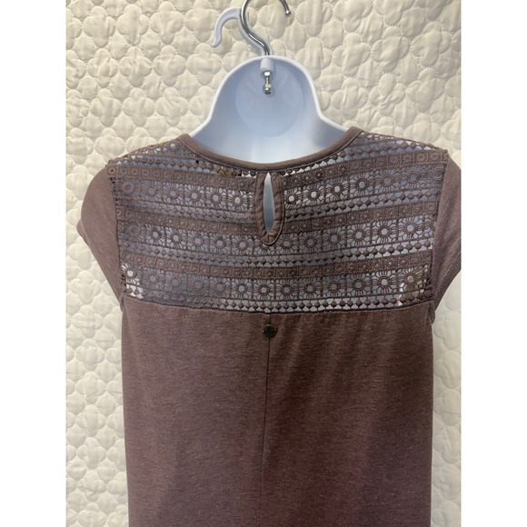 Prana Daydream Purple Shift T-shirt‎ Dress Organic Cotton Size Small - Picture 5 of 7